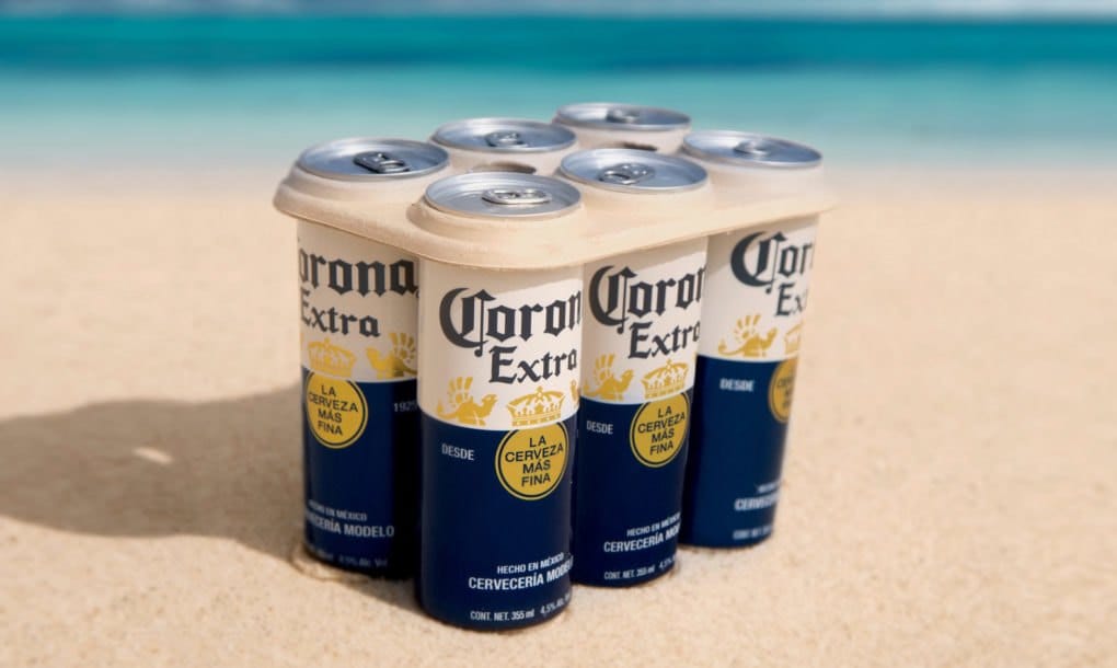 Corona es la primera multinacional en probar los anillos sin plástico